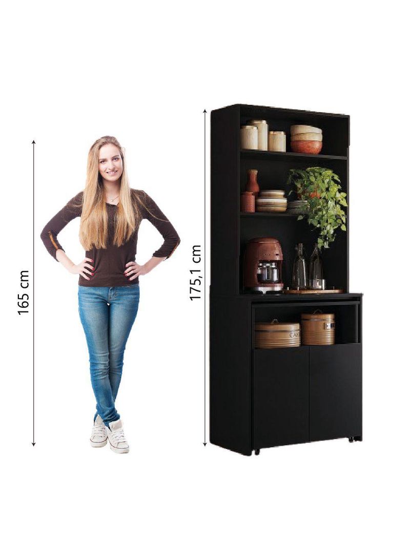 Armário De Cozinha Com Mesa Retrátil  Duo Kit's Paraná