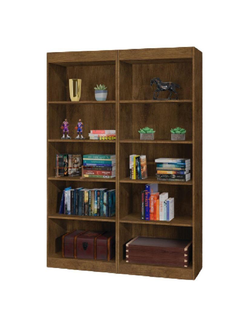 Estante Livreiro Multi 8 Prateleiras 1,71m Office Jequitiba J&a Jequitibá