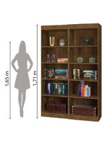 Estante Livreiro Multi 8 Prateleiras 1,71m Office Jequitiba J&a Jequitibá