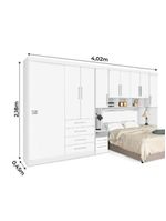 Guarda-roupas Modulado Georgia Ja Para Cama Box Queen