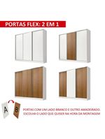 Guarda Roupa Casal 100% MDF Zurique 3 Porta de Correr Madesa