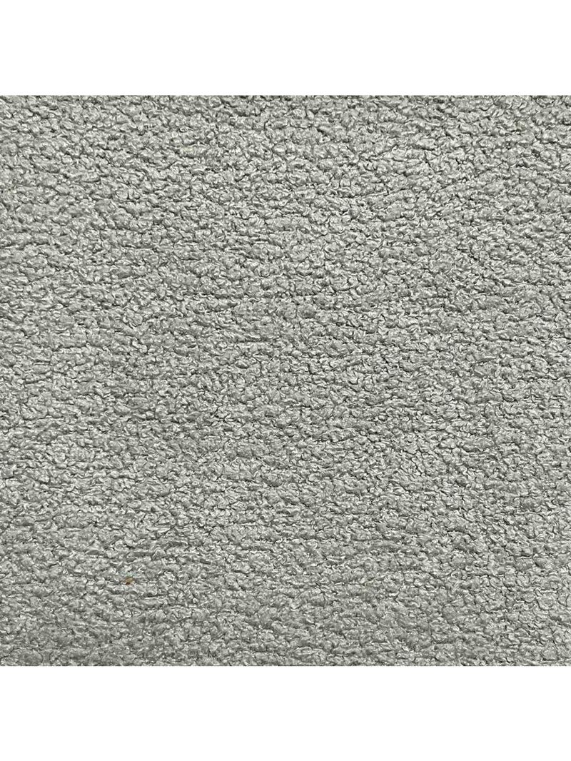 Sofá Curvo Orgânico Orion bouclé Cinza 401