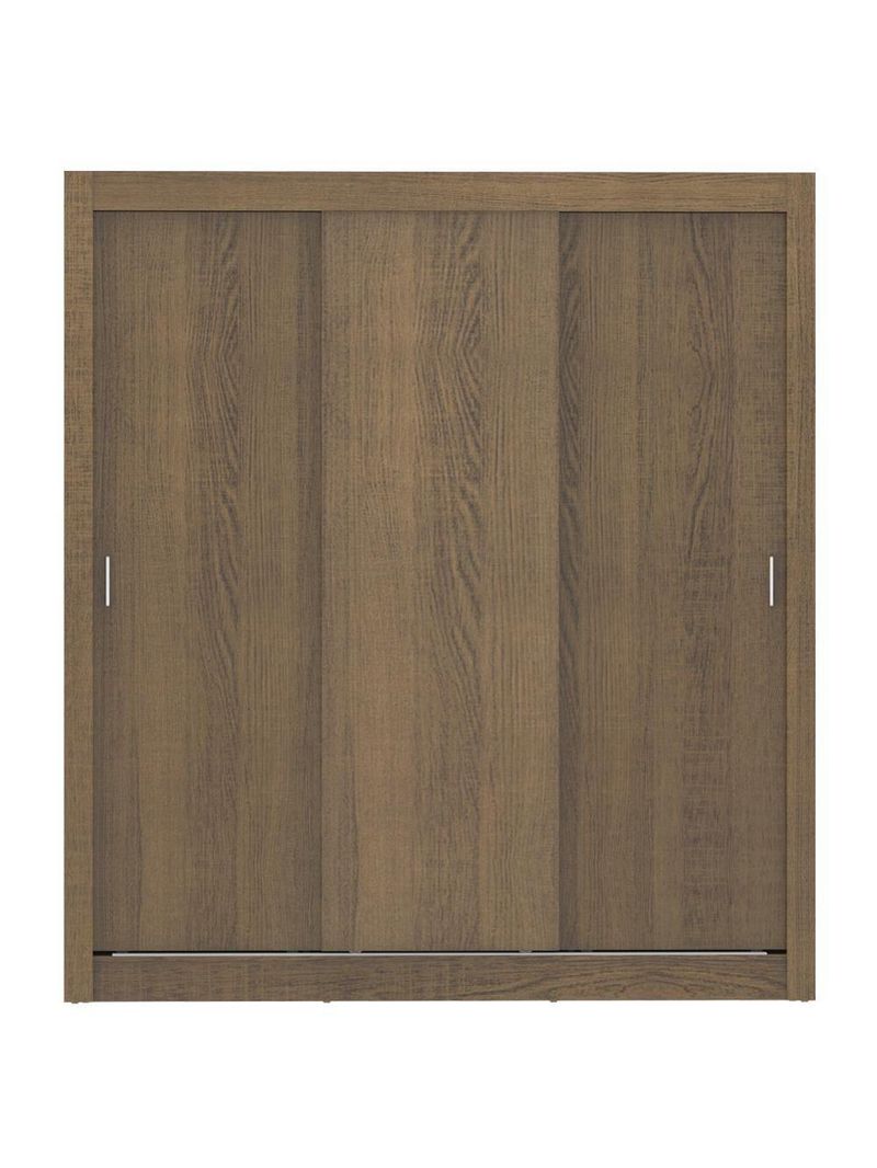 Guarda Roupa Casal Lyon 3 Portas de Correr Rustic Madesa