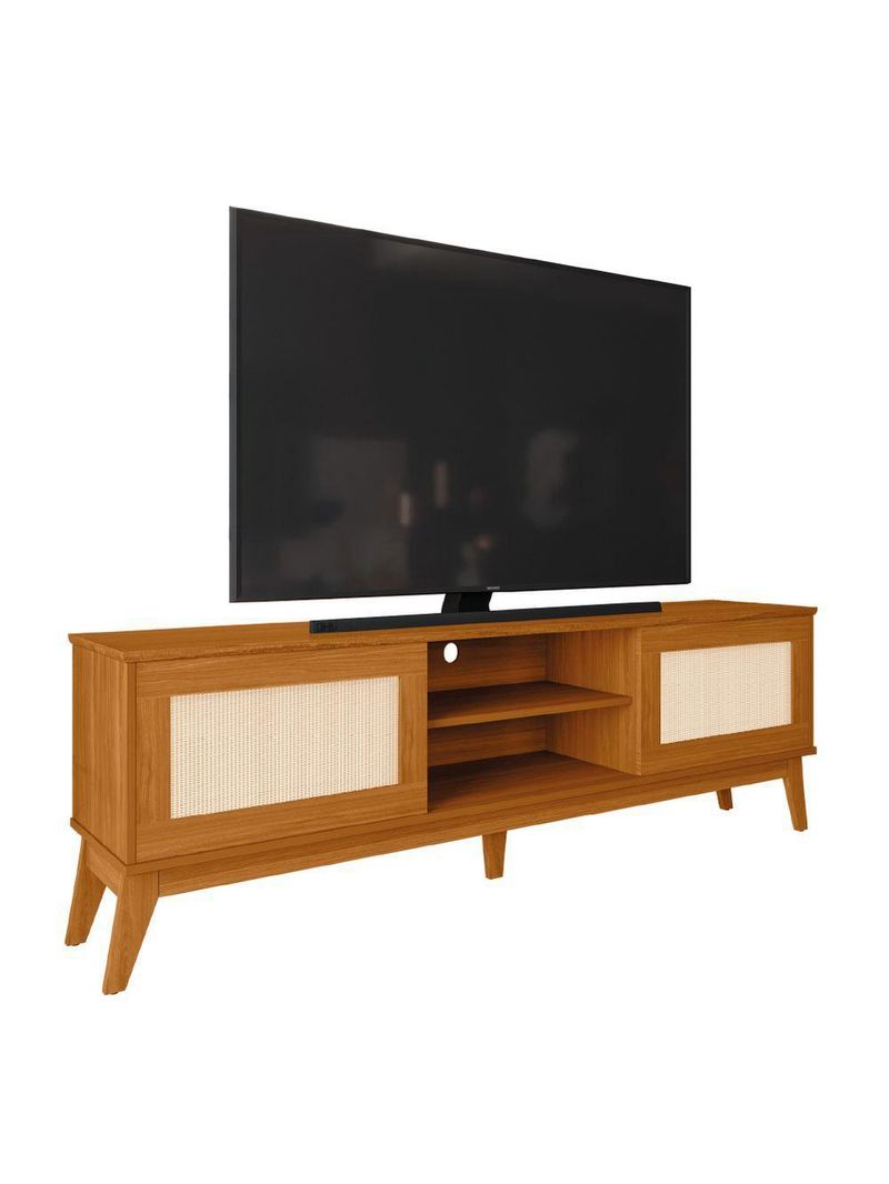 Rack Bancada Para Tv Até 65 Polegadas 1,80m Cedro Cairo