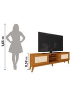 Rack Bancada Para Tv Até 65 Polegadas 1,80m Cedro Cairo