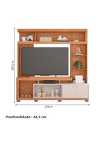 Estante Home Theater Para TV Até 70"  Atlanta Madeirado