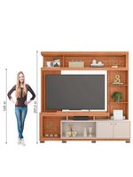Estante Home Theater Para TV Até 70"  Atlanta Madeirado