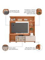 Estante Home Theater Para TV Até 70"  Atlanta Madeirado