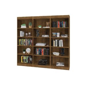 Estante Livreiro Multiuso 12 Prateleiras 1,71m Office Jequitiba J&A Jequitibá