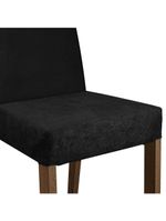 Conjunto Sala Jantar Mesa Madeira 4 Cadeiras Rustic