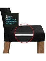 Conjunto Sala Jantar Mesa Madeira 4 Cadeiras Rustic