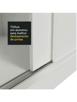 Guarda Roupas Luke Branco 2 Portas de Correr Madesa