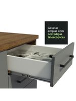 Balcão Gabinete De Pia Madesa Agata 150Cm 2 Gavetas 2 Portas