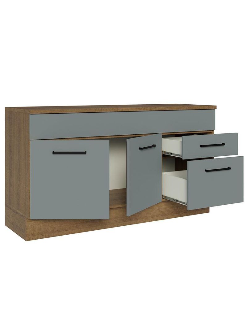 Balcão Gabinete De Pia Madesa Agata 150Cm 2 Gavetas 2 Portas