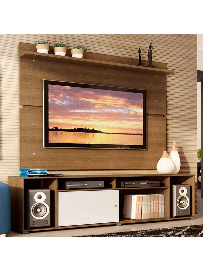 Rack Cancun e Painel para TV até 65" Madesa