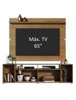 Rack Cancun e Painel para TV até 65" Madesa