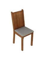 Kit com 4 Cadeiras Rustic/Pérola – Madesa 4290