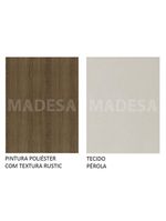 Conjunto Sala Jantar Mesa Tampo Madeira 4 Cadeiras Madesa