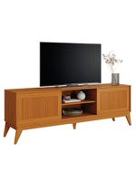 Rack Bancada Para Tv Até 65 Polegadas Ripado Cedro King