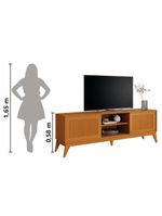 Rack Bancada Para Tv Até 65 Polegadas Ripado Cedro King