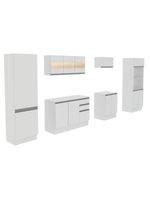 Cozinha Madesa Smart Modulada com Armário Balcão e Tampo