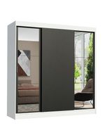 Guarda-roupa Casal Reno 3 Portas de Correr Espelhos Madesa