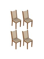 Kit 4 Cadeiras Pérola Madesa 4291