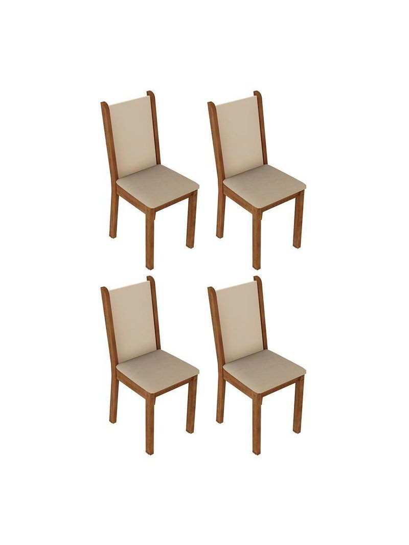 Kit 4 Cadeiras Pérola Madesa 4291