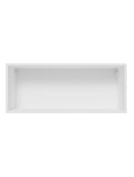Armário Aéreo Lux 80cm 1 Porta Basculante Branco Cinza