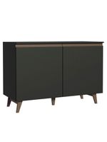 Balcão de Pia Reims 2 Portas – Preto – Madesa