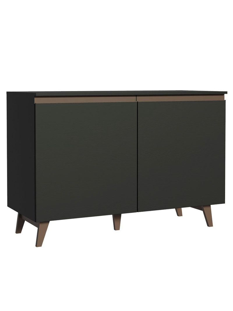 Balcão de Pia Reims 2 Portas – Preto – Madesa