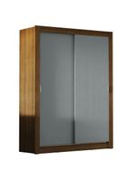 Guarda-roupa Solteiro 2 Portas Rustic/Cinza