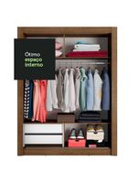 Guarda-roupa Solteiro Dallas 2 Portas de Correr Madesa