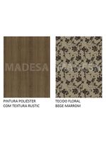 Conjunto Sala De Jantar Madesa Mesa Tampo Vidro 4 Cadeiras