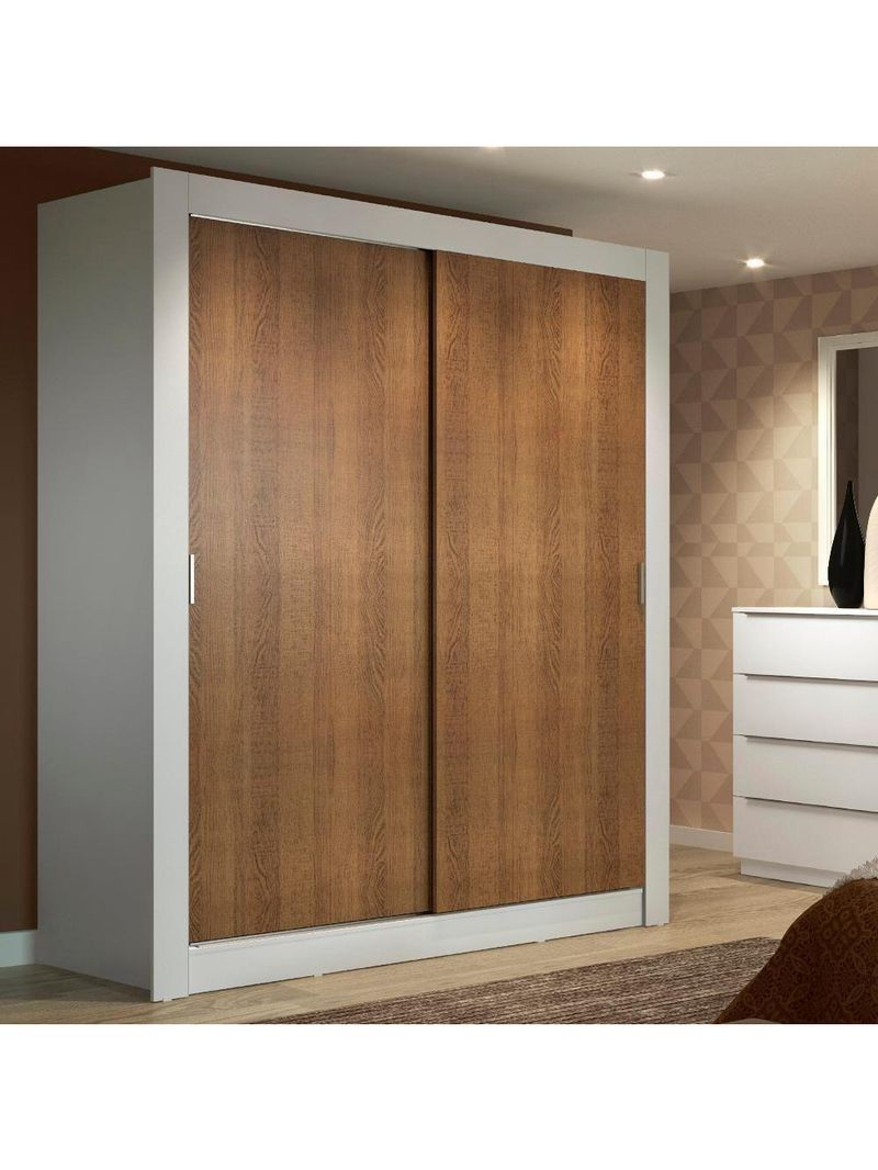 Guarda-Roupa Solteiro Dallas 2 Portas de Correr – Madesa