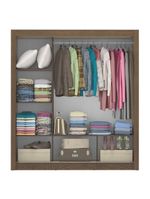 Guarda-Roupa Casal Mônaco 3 Portas de Correr Rustic Madesa