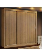 Guarda-Roupa Casal Mônaco 3 Portas de Correr Rustic Madesa