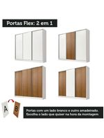 Guarda Roupa Royale Casal 100% MDF 3 Portas Correr Madesa