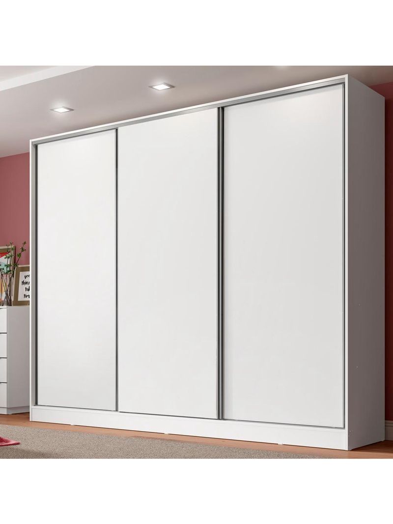Guarda Roupa Royale Casal 100% MDF 3 Portas Correr Madesa
