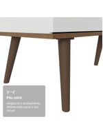Escrivaninha Em L Mesa Para Computador Gamer 3 Gavetas Branco/rustic Lisboa Madesa