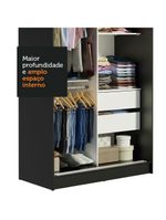 Guarda-roupa Solteiro 2 Portas de Correr 2 Gavetas Madesa