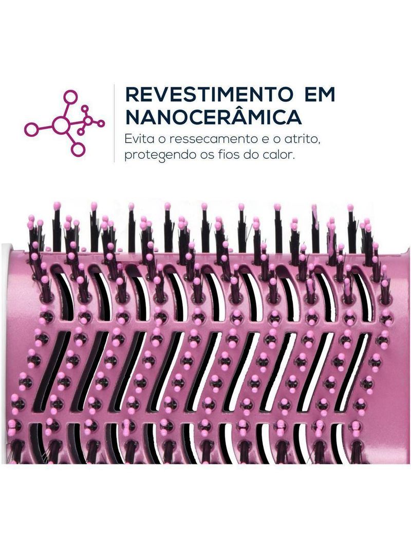 Escova Secadora Britânia 4 em 1 1300W Bivolt BELLA01 Bivolt