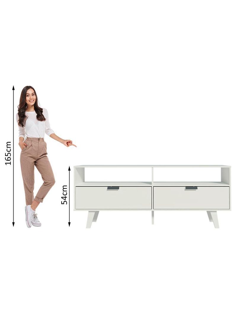 Rack para TV Oslo 2 Portas com Pés Madesa