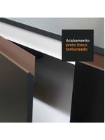 Cozinha Completa Com Armário, Balcão E Tampo Preto