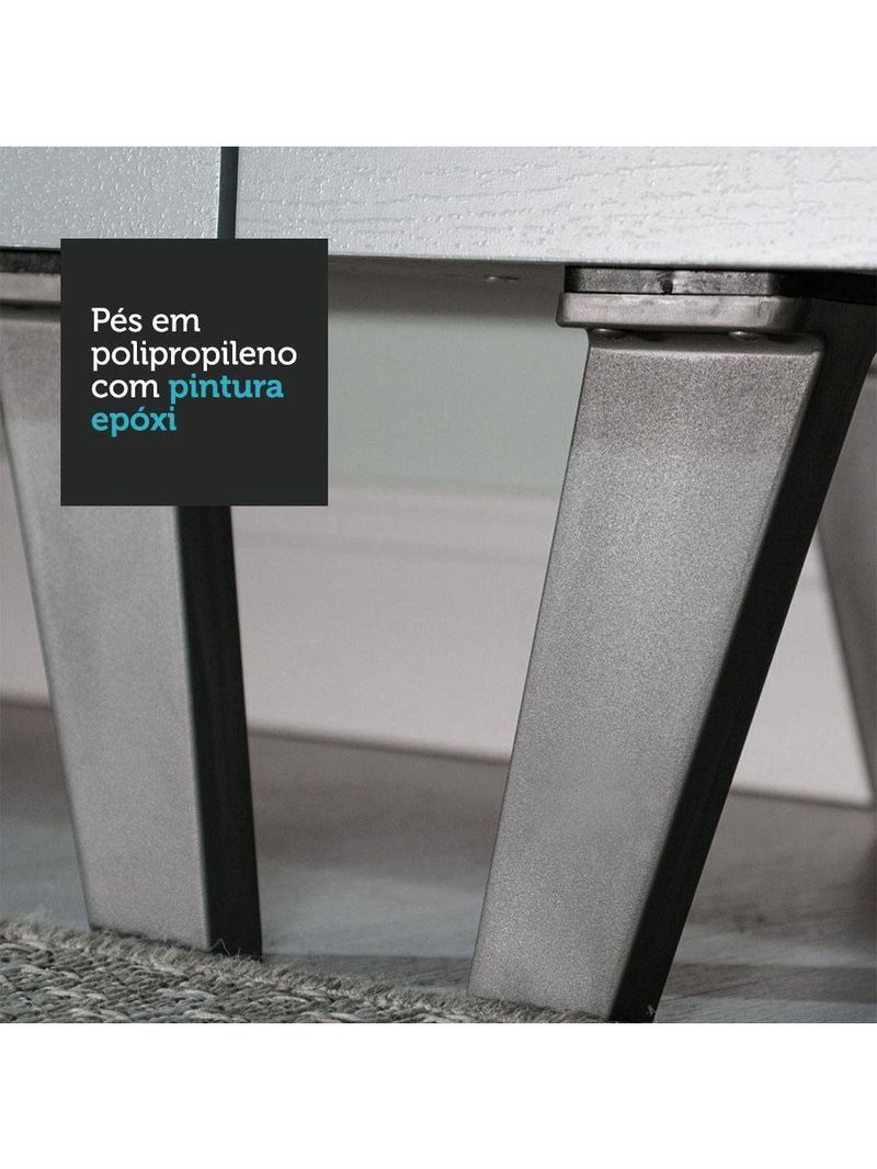 Armário De Cozinha Completa 300cm Cinza Nice Madesa 09 Cinza