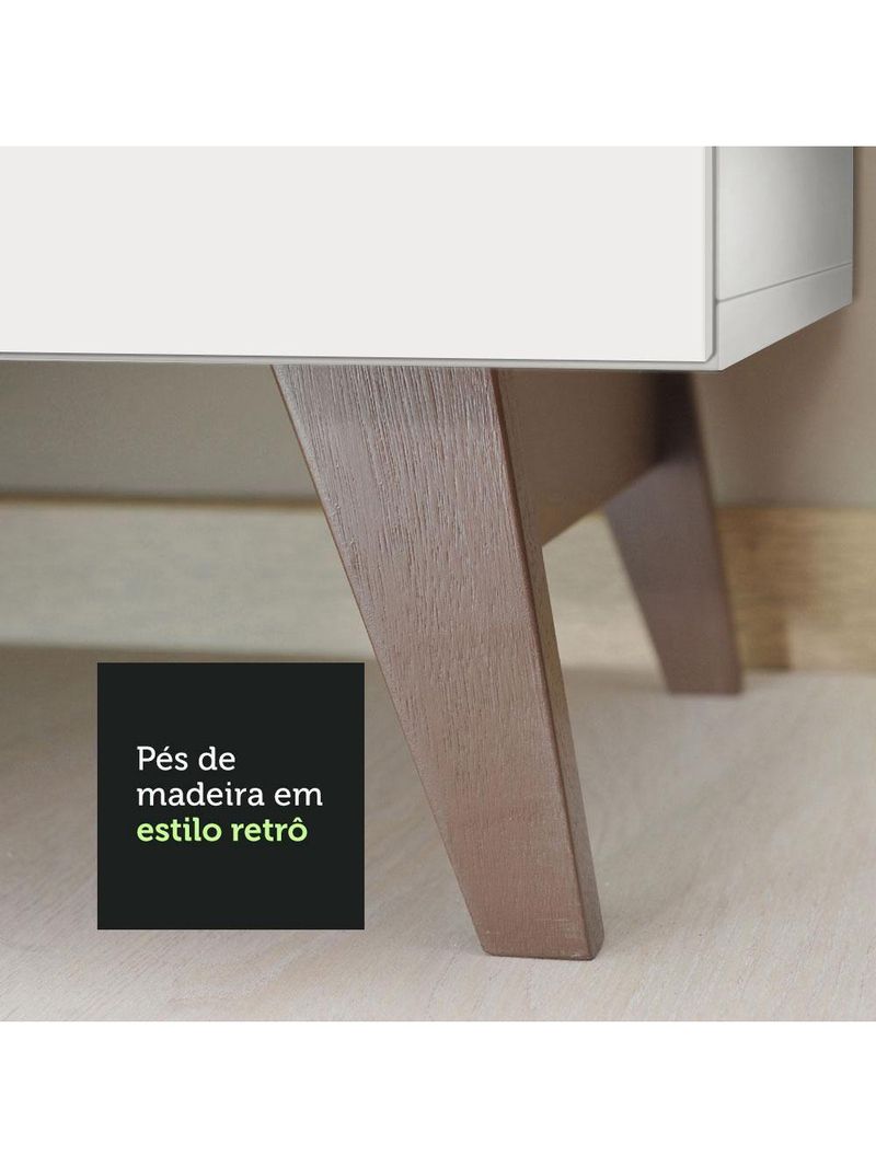 Armário de Cozinha Completa 250cm Branco Reims Madesa