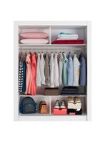 Guarda-roupa Solteiro Denver 2 Portas Correr Espelho Madesa