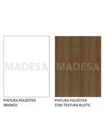 Guarda Roupa Casal Mônaco 3 Portas com Espelho Madesa