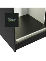 Guarda-roupa Casal Reno 3 Portas de Correr de Espelho Madesa