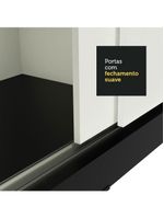 Guarda-roupa Casal Reno 3 Portas de Correr de Espelho Madesa